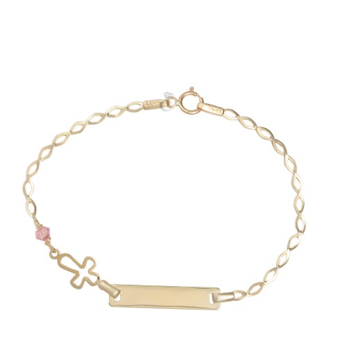 Παιδική ταυτότητα χρυσή 14K